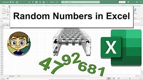 Generating Random Numbers in Excel