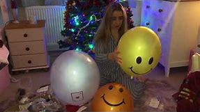 BLOWING UP MY TRAFFIC LIGHT SMILEY FACE THEMED BALLOONS