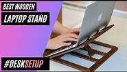Adjustable laptop stand for laptop or tablet