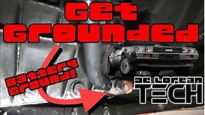 Get Grounded! Replace/Upgrade Battery Ground Cable in your DeLorean + Cooling Fan ground extension!