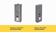 Square D QO 200 Amp 2-Pole Outdoor Circuit Breaker Enclosure with QOM2200VH Breaker QOM2E2200NRB