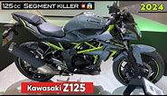 2024 Kawasaki Z125🔥 Kawasaki new 125cc Motorcycle launch in india~ Segment killer💥😱