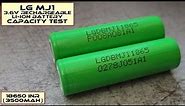 LG MJ1 INR 18650 3500mAh Battery: Capacity Test