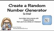 Create a Random Number Generator with Slides