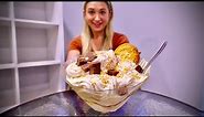 "Last Girl Who Tried Only Ate 3 Spoonfuls!" | The 2.5kg Whipped Ice Cream Sundae Challenge