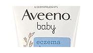 Aveeno Baby Eczema Therapy Moisturizing Cream, Natural Colloidal Oatmeal & Vitamin B5, Baby Eczema Cream for Dry, Itchy, Irritated Skin Due to Eczema, Paraben- & Steroid-Free, 5 oz Packaging May Vary