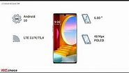 LG Velvet 4G Dual SIM - Smartphone specification by GSMchoice.com