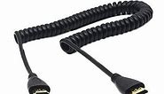 Coiled HDMI Cable - Haokiang 2 Meter Coiled 1.4 Version Standard HDMI Male to HDMI Male Cable, Spring, Coiled 1080P - Walmart.ca