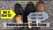 How to size shoe lengths and widths