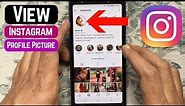 How to View Instagram Profile Picture in Full Size 2019