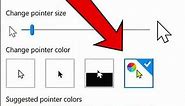 Change Color of Mouse Pointer in Windows