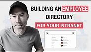 How to build an Employee Directory for your SharePoint Intranet