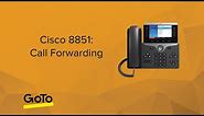 Cisco 8851: Call Forwarding
