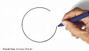 How to Draw a Perfect Circle Freehand - 3 hacks and techniques
