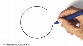 How to Draw a Perfect Circle Freehand - 3 hacks and techniques