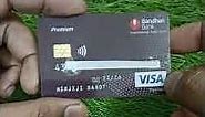 Bandhan Bank Debit Card Unboxing | Visa Platinum Debit Card | #youtubeshorts #shorts