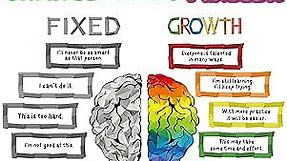 22 Pieces Classroom Bulletin Board Decor Growth Mindset Posters Banners Teacher Educational Poster Positive Sayings Accents Display Set for Elementary and Middle School Nursery Bedroom (Light Color)