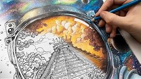 My Epic Galaxy COLORING PAGE Transformation! (Kerby Rosanes)