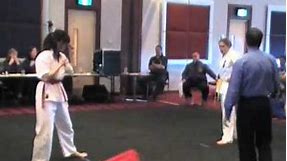 Women's Full-Contact Kyokushin Karate Competition - with Action Replay