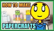 How To Make Papercraft Figures Tutorial!