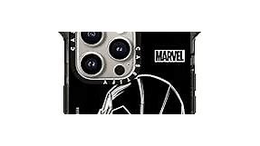 CASETiFY Bounce iPhone 15 Pro Max Case [Iron Man Co-Lab / 6X Military Grade Drop Tested / 21.3ft Drop Protection/Compatible with Magsafe] - Iron Man - Black - Clear Black
