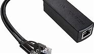 UCTRONICS Gigabit PoE Splitter 5V 3A, 2-in-1 PoE to USB C/Micro USB Adapter, IEEE 802.3af/at Compliant 10/100/1000Mbps for Raspberry Pi 3/4, Security IP Cameras and More