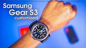 Samsung Gear S3 How to Customize your WATCH! w/ Apps & Watch bands