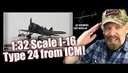 ICM 1:32 Scale I-16 Type 24 - Quick-Build Series