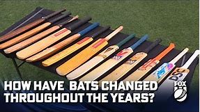 The evolution of the cricket bat - Mike Hussey & Mark Waugh test bats from every era I Fox Cricket