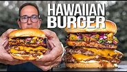 THE BEST HAWAIIAN BURGER WITH PINEAPPLE AND SPAM! 🍔🍍 | SAM THE COOKING GUY