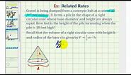 Ex: Related Rates - Right Circular Cone