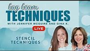 STENCILS - Tag Team Techniques with Gina K! [LIVE Replay]