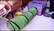 Expandable Cat Tunnel: Petmate Jackson Galaxy Toys Base Camp Carrier with Tunnel - Floppycats
