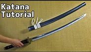 Katana Tutorial (Renewal edition) with Template - How to make cosplay katana, sword