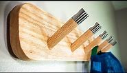 How To Make A Modern Coat Rack - Woodworking Projects