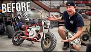 We Restored a Vintage Mini Bike in 24 HOURS for a Show (and WON!) | 1969 Powell Challenger Build