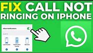 How To Fix WhatsApp Call Not Ringing On iPhone (2024)