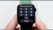 How To Turn On Passcode On Apple Watch