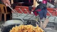 Amazing Giant 5Kg Piazu (Fried Onions) Making Full Process | Street Food Lover