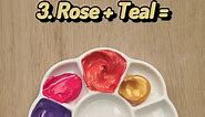 Unique color recipes - Wait to the end color! #color #colormixing #oddlysatisfying #artvideo #arttok #guessthecolor #tapping #satisfyingvideos #artvideos #colourmixing