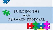 Building the Basic APA Research Proposal