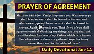 PRAYER OF AGREEMENT - Daily Devotional (January-14-2024) - Sermons Online