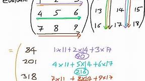How to Multiply Matrices - A 3x3 Matrix by a 3x3 Matrix