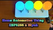 Home Automation Using ESP8266 and Blynk IoT | Blynk IoT Projects