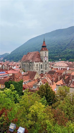 The Black Tower Overlooking Brașov