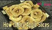 How to Dry Apple Slices in your Oven - Make Dried Fruit at Home