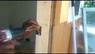 How to Cut a Hole and Install Door Latch Plate