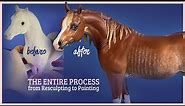 Altering a Breyer MODEL HORSE, Start to Finish (The Complete Customizing PROCESS)