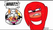 Knuckles' ACTUAL First Kiss - Knuckles x Rouge (Knuxouge) Comic Dub Compilation