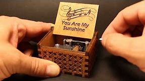 You Are My Sunshine Music Box (Invenio Crafts)